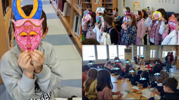 Μαθητές του 13ου Δημοτικού Σχολείου Χαλκίδας έμαθαν για τις μάσκες και την ιστορία τους