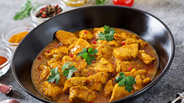 Κοτόπουλο με κάρυ