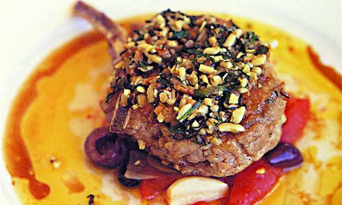 Αρνίσια παϊδάκια με πέστο