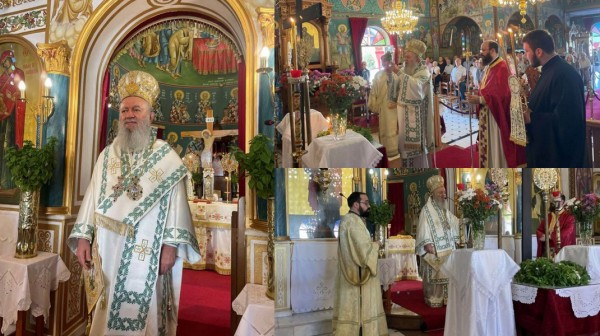 ΧΑΛΚΙΔΑ: Ευχές στον πρωτοδιάκονο από τον Μητροπολίτη Χρυσόστομο