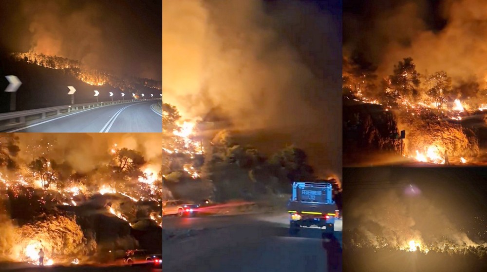 ΚΕΝΤΡΙΚΗ ΕΥΒΟΙΑ ΦΩΤΙΑ: Ολονύχτια μάχη με τις φλόγες - Πολλά τα μέτωπα της φωτιάς