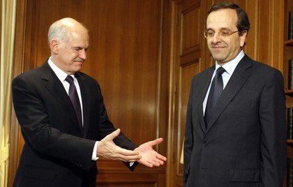 Παπανδρέου και Σαμαράς έπαιζαν τις κουμπάρες!