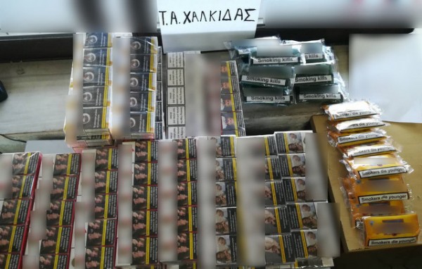 ΧΑΛΚΙΔΑ: Συνελήφθη 32χρονος με λαθραίο καπνό και τσιγάρα