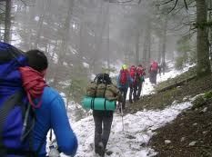 Ανάβαση με ομίχλη στην κορυφή του Ολύμπου