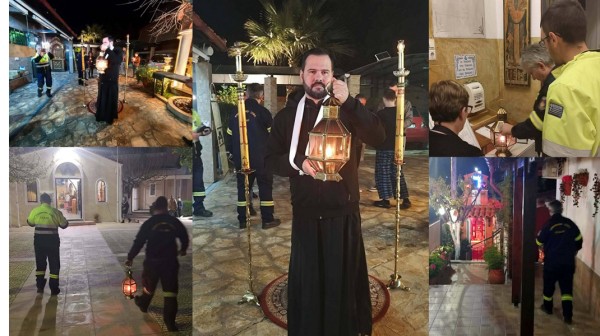 Με ευλάβεια το Άγιο Φως στoν Δήμο Ερέτριας από τους εθελοντές