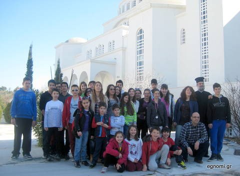 Προσκύνησαν στο μοναστήρι του Αγίου Πορφυρίου του καυσοκαλυβίτη