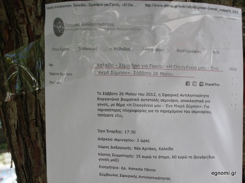 Το δένδρο δεν είναι πίνακας ανακοινώσεων