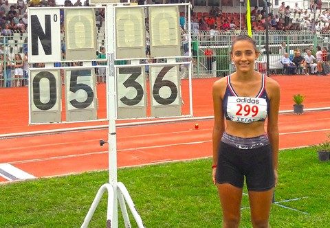 ΕΥΒΟΪΚΟΣ ΓΑΣ: Περήφανη δίπλα στο ρεκόρ της η Θέτιδα Γαραντζόγιαννη