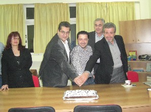 Έκοψαν όλοι μαζί την πίτα οι συνδικαλιστές της ΔΑΚΕ