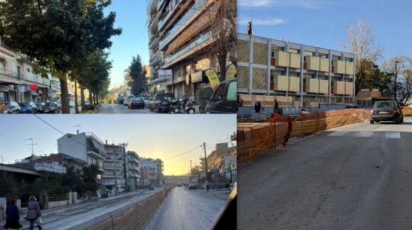 ΧΑΛΚΙΔΑ: Ειρηνική πορεία διαμαρτυρίας για την κοπή των δένδρων στη νησίδα της λεωφόρου Βενιζέλου