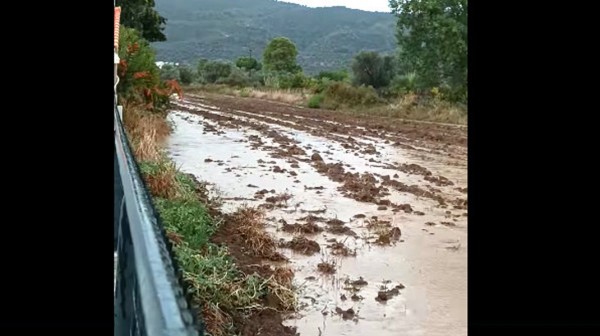 ΠΟΛΙΤΙΚΑ ΕΥΒΟΙΑΣ: Πλημμύρισαν οι δρόμοι και οι ιδιοκτησίες προς την παραλία