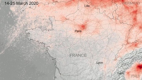 Σημαντική μείωση της ατμοσφαιρικής ρύπανσης στην Ευρώπη λόγω των μέτρων απαγόρευσης