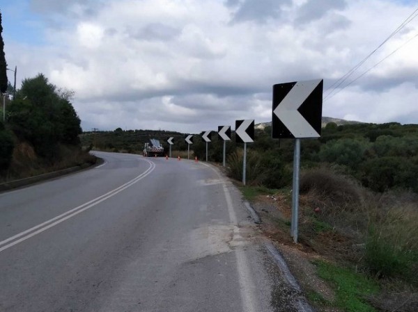 ΕΥΒΟΙΑ: Ένα εκατομμύριο ευρώ για πινακίδες και διαγράμμιση στους δρόμους του νομού