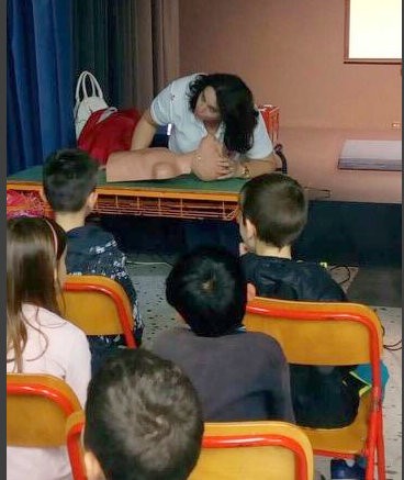 Οι μαθητές εκπαιδεύτηκαν στις πρώτες βοήθειες και στη σχολική υγιεινή