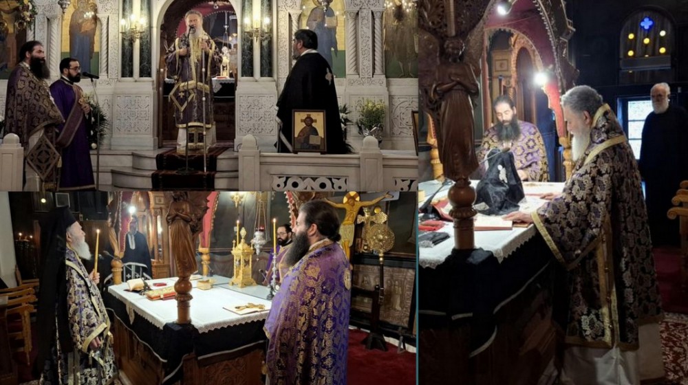 ΑΜΑΡΥΝΘΟΣ: Ο Μητροπολίτης κ. Χρυσόστομος στο ναό Ευαγγελισμού της Θεοτόκου