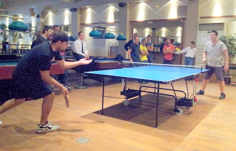 Έπαιξαν πινγκ πονγκ στον Ωρωπό
