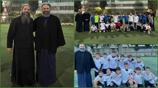 ΕΝΟΡΙΑ ΜΠΑΤΑΡΙΑ ΧΑΛΚΙΔΑΣ: Η ομάδα του κατηχητικού έπαιξε μπάλα στον Πειραιά