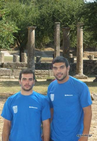 Χαλκιδέοι στην Αρχαία Ολυμπία για το μήνυμα της πάλης