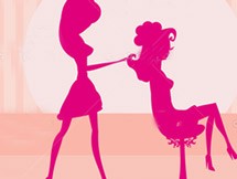 Η Μαρίκα στο κομμωτήριο