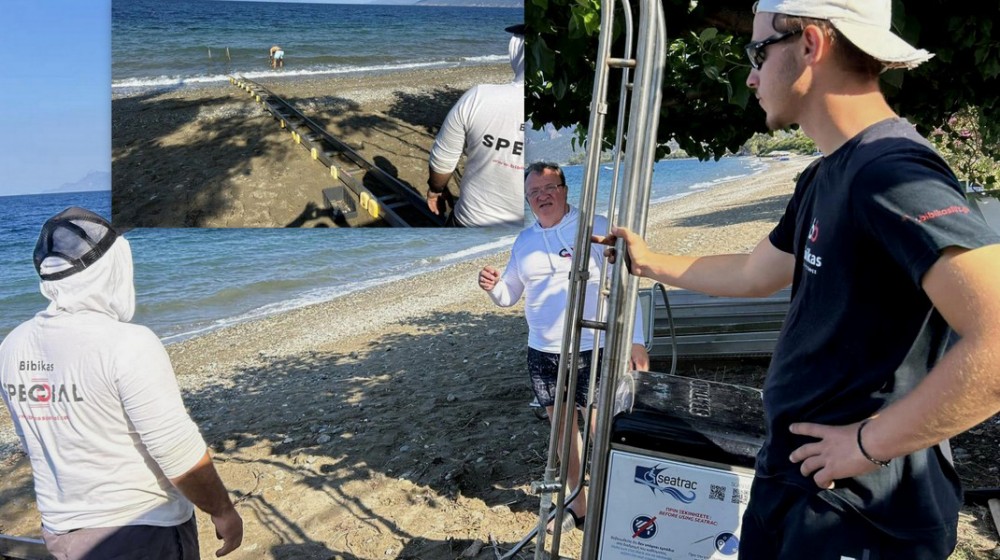 ΡΟΒΙΕΣ ΕΥΒΟΙΑΣ: Τοποθετήθηκε ράμπα για ΑμεΑ στην παραλία