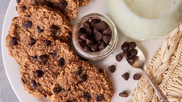 Μπισκότα βρώμης με σοκολάτα