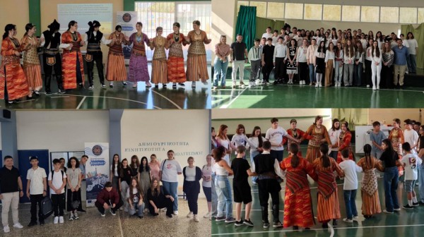 Το 4ο Γυμνάσιο Χαλκίδας φιλοξένησε μαθητές και εκπαιδευτικούς από τη Ρουμανία