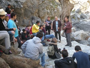Το φαράγγι της Αγάλης γοήτευσε τους μαθητές του 2ου ΕΠΑΛ Χαλκίδας