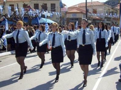 Η παρέλαση στην Κύμη