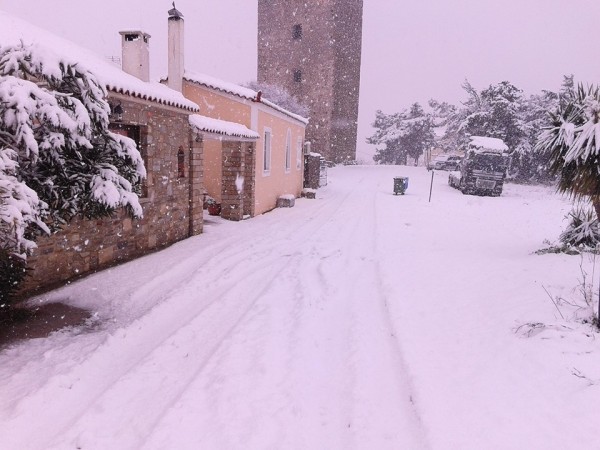 To ...χιονισμένο λεύκωμα της Εύβοιας