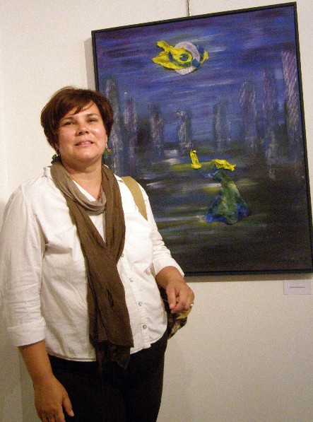 Χαλκιδέα ζωγράφος σε εικαστική έκθεση στην Αθήνα