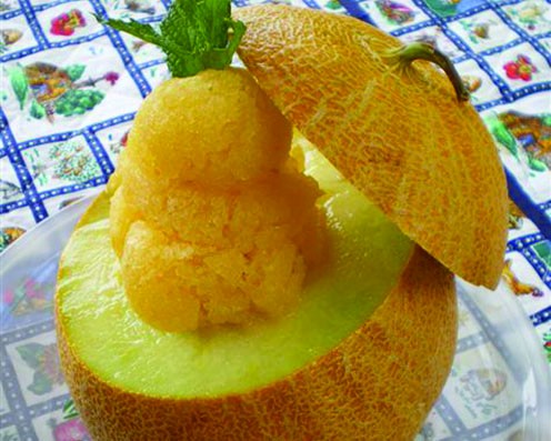 Γρανίτα πεπόνι-Λάιμ