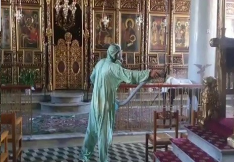 Θετικός στον κορωνοϊό αρχιμανδρίτης