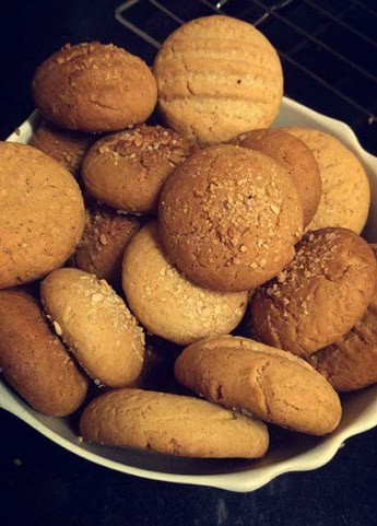 Μπισκότα βουτύρου με 3 υλικά