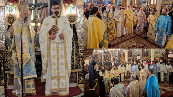 ΧΑΛΚΙΔΑ: Ο Μητροπολίτης χειροτόνησε πρεσβύτερο τον διάκονο Βασίλειο Πολυκαρπίδη