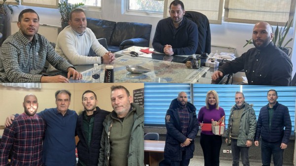 ΧΑΛΚΙΔΑ: Εθιμοτυπικές επισκέψεις των εξωτερικών φρουρών της Φυλακής την παραμονή της Πρωτοχρονιάς