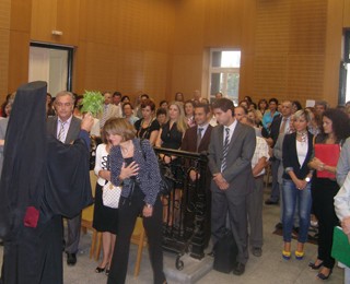 Aγιασμός στα δικαστήρια Xαλκίδας