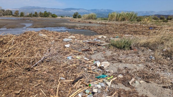 ΚΩΛΟΒΡΕΧΤΗΣ ΨΑΧΝΩΝ: Εθελοντές μάζεψαν   5700 λίτρα απορριμμάτων από τον υγροβιότοπο