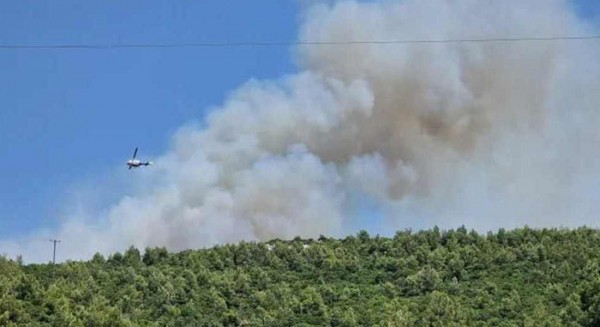 Η φωτιά στα Δερβενοχώρια εξαπλώνεται προς την Οινόη