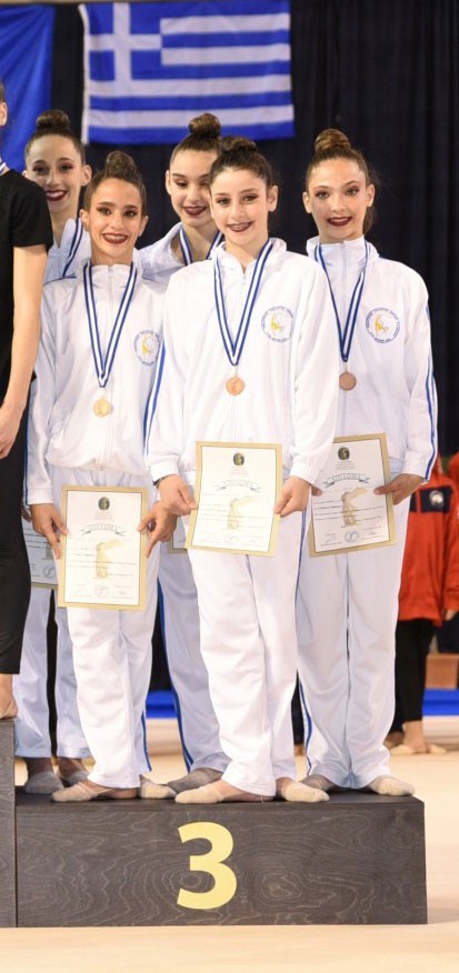 ΡΥΘΜΙΚΗ ΓΥΜΝΑΣΤΙΚΗ: Η Ειρήνη σε βάθρο στη Χαλκίδα