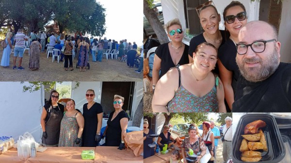 ΠΑΛΙΟΥΡΑΣ: Μοίρασαν παραδοσιακό και ευλογημένο φαγητό στο εκκλησάκι της Αγίας Ζώνης