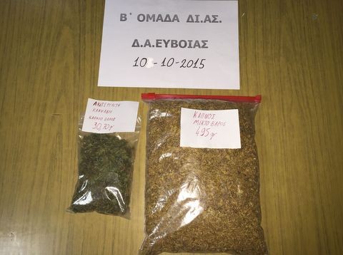 ΧΑΛΚΙΔΑ: Είχαν στην κατοχή τους χασίς και λαθραίο καπνό