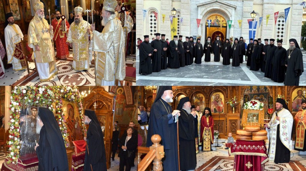 ΧΑΛΚΙΔΑ: Λαμπρός εορτασμός με τρεις Αρχιερείς στο ναό του Αγίου Δημητρίου
