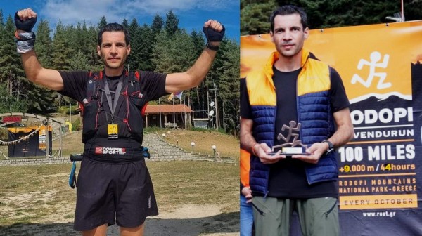 Ο Χαλκιδέος δρομέας Χρήστος Γουβαΐλης δεύτερος σε αγώνα 160 χιλιομέτρων στην Ροδόπη