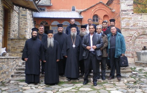 Ο π. Νικόδημος στον Οξύλιθο