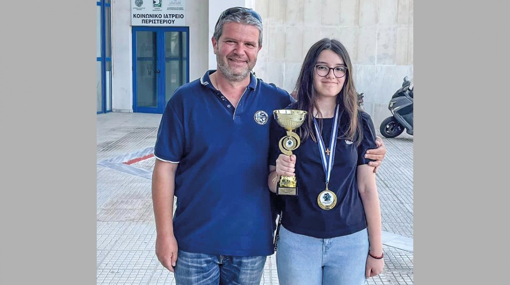 ΠΡΩΤΑΘΛΗΜΑ ΣΚΑΚΙ: Πρώτη θέση για την Μαρία Τουμπακάρη