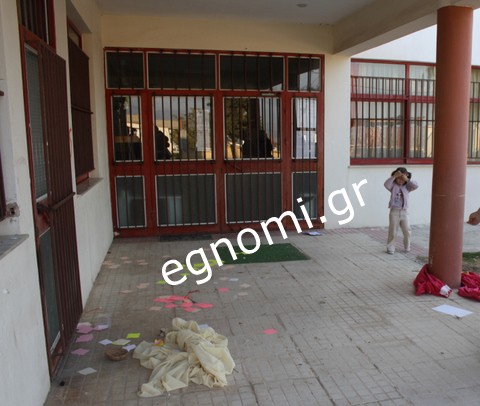 Βανδαλισμοί στο 5ο Νηπιαγωγείο Βασιλικού