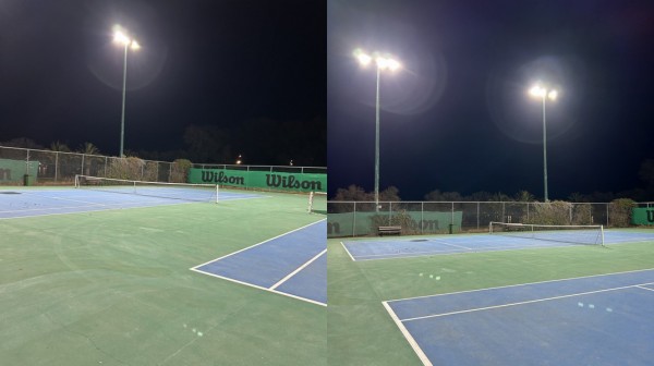 ΤΕΝΙΣ: Νέοι προβολείς Led σε δύο γήπεδα του Ομίλου Αντισφαίρισης Χαλκίδας