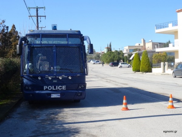 ΧΑΛΚΙΔΑ: Σε αστυνομικό κλοιό το κλειστό Κανήθου, θύμιζε ταινία του Χόλυγουντ