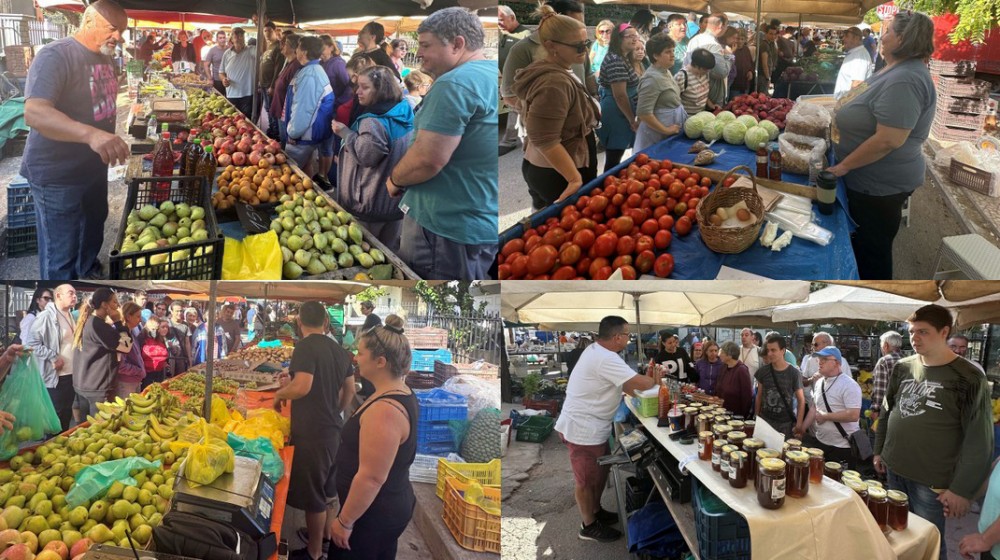 ΧΑΛΚΙΔΑ: Ξεχωριστοί ...πελάτες στη Λαϊκή Αγορά της Τρίτης