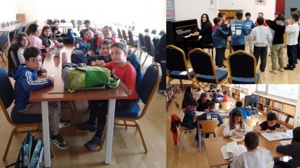 Ζωγράφισαν και τραγούδησαν στην Βιβλιοθήκη της Μητρόπολης Χαλκίδος